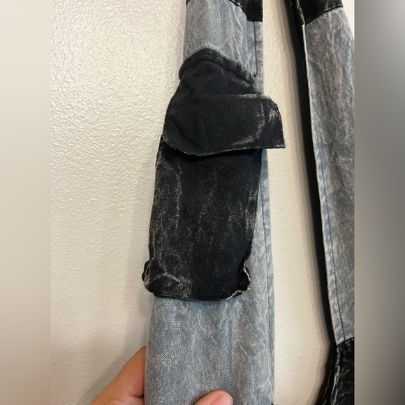 Boho Hippie Peace Fringe Shoulder Hobo Black Bag - Picture 3 of 5